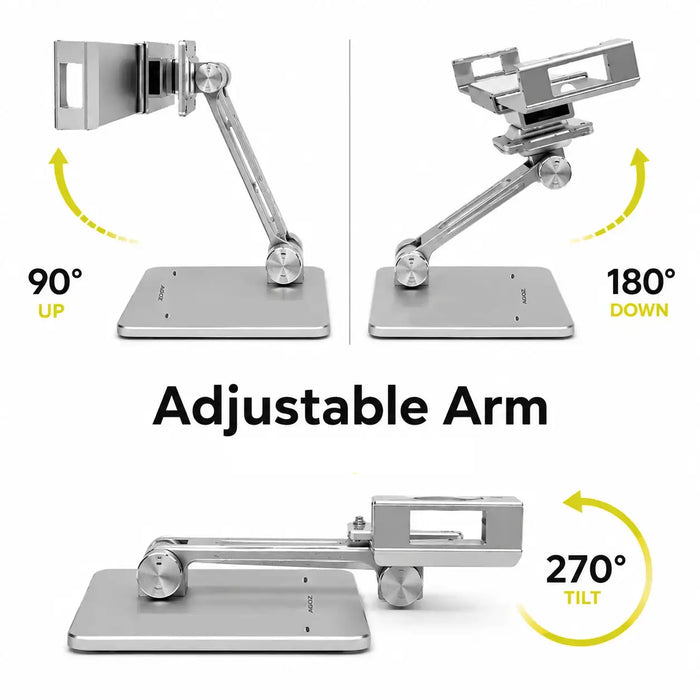 Heavy-Duty Countertop Rhino Tablet Stand - Low-Profile