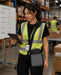 Person in a warehouse wearing a Rhino tablet case.