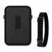 Black Rhino tablet pouch with a strap on a white background