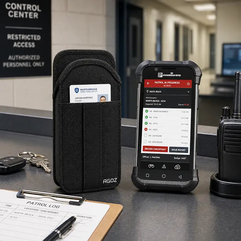 Ajustement et Fonction pour Étui de Transport du Lecteur RFID Guardian RFID