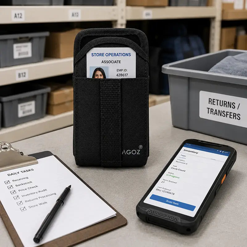 Ajustement et fonctionnalité pour l'étui robuste de scanner Point Mobile