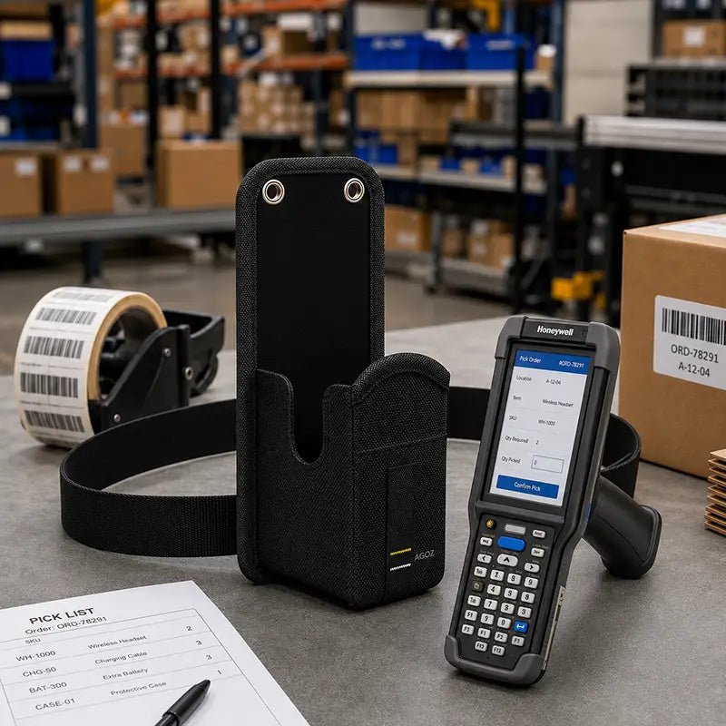 Ajustement et fonctionnalité pour l'étui de ceinture pour scanner Honeywell
