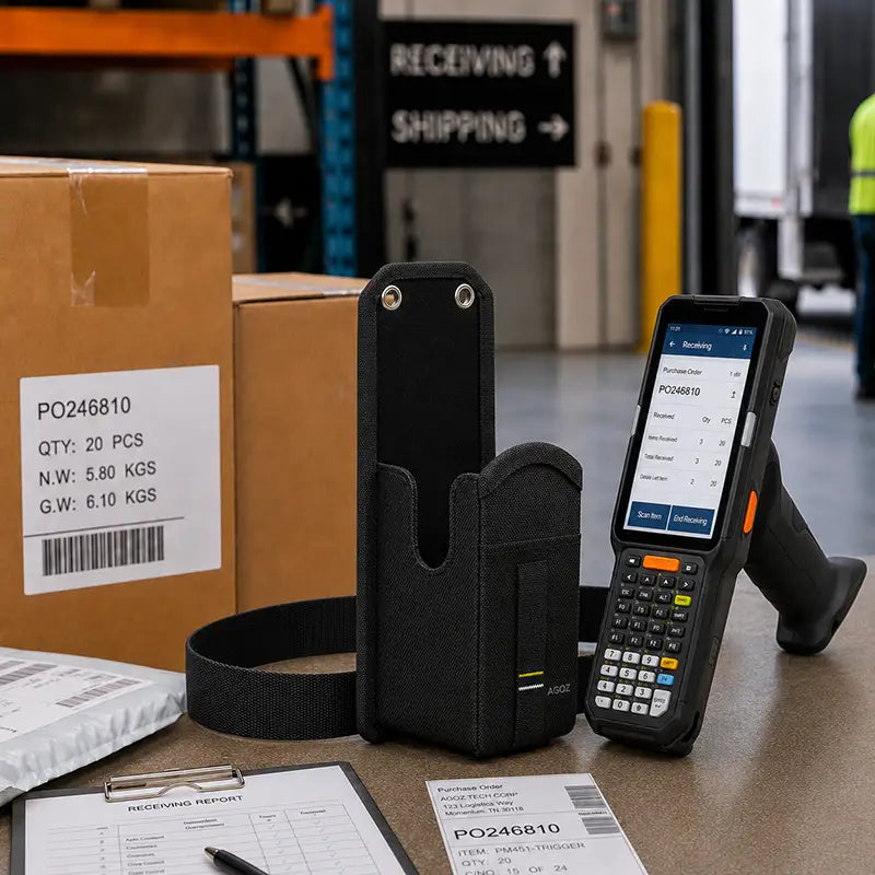 Ajustement et fonctionnalité pour l'étui de ceinture de scanner Point Mobile