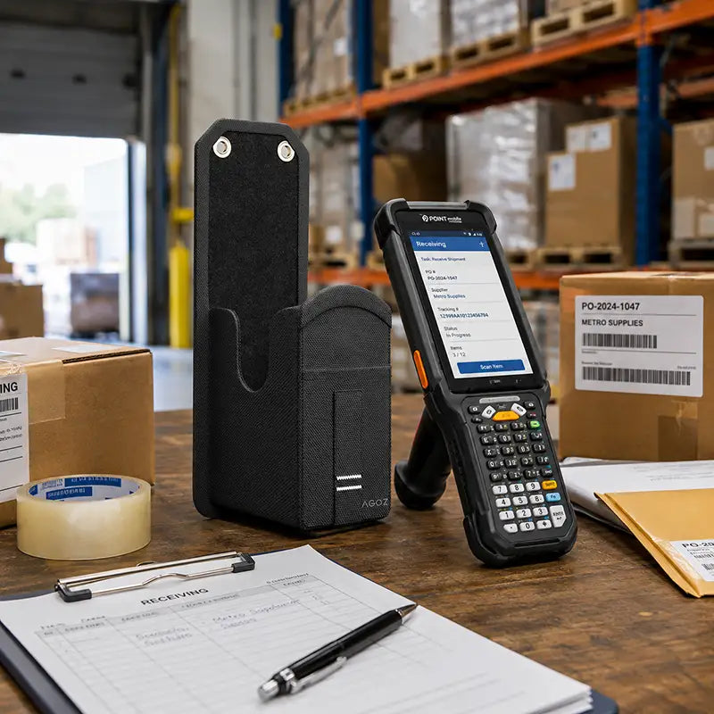 Ajustement et fonctionnalité pour l'étui de scanner à poignée déclencheur Point Mobile