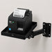 AgozTech Star Micronics printer wall mount shelf with black stainless steel tray and industrial swing arm