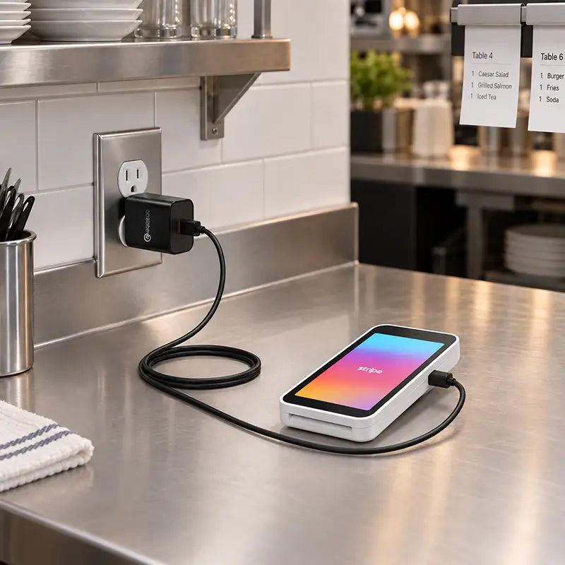 Ajustement et fonctionnalité du kit de chargeur mural Stripe Reader