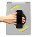Panasonic tablet showing 360-degree rotation feature on Tablet Hand Grip for Rugged Panasonic Tablets