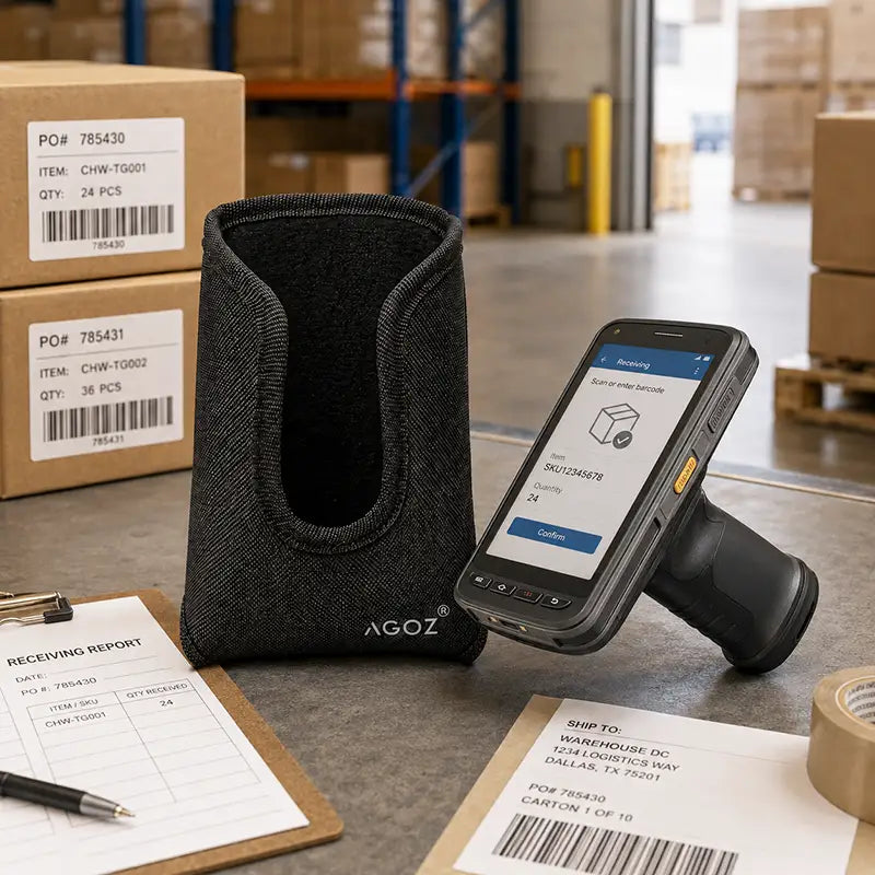 Ajustement et fonctionnalité pour l'étui de scanner à poignée déclencheur Chainway