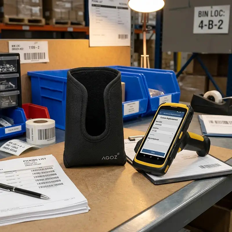 Ajustement et fonctionnalité pour l'étui de scanner à poignée déclencheur CipherLab