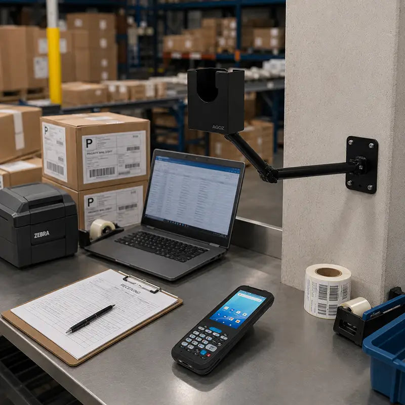 Ajustement et Fonction pour Support de Bras de Scanner Industriel Unitech