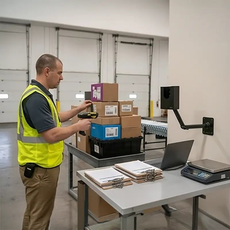 Installer des stations de scan Janam autour des espaces de travail partagés
