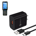 Kit de chargeur mural USB-C portable Unitech pour stations de scanner mobile | Agoz