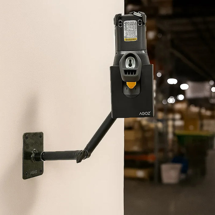 Warehouse Swing Arm Scanner Holder Mount, Compatible with Zebra TC21