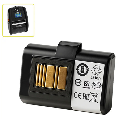 Zebra ZQ511 Portable Printer Rechargeable Li-ion Replacement Battery