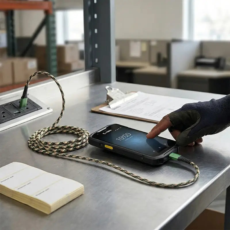 Ajustement et Fonction pour Câble de Charge Rapide Zebra