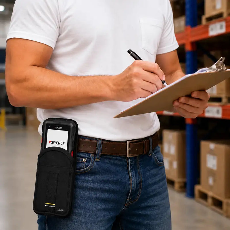 Standardiser le port de la ceinture robuste pour l'utilisation du scanner Keyence
