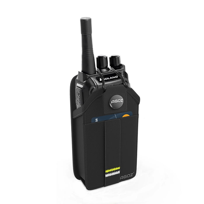Durable Radio Holster with Snap Closure for Retail Workers