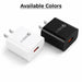 Black and white Agoz wall charger color options for Stripe Reader S700 and S710