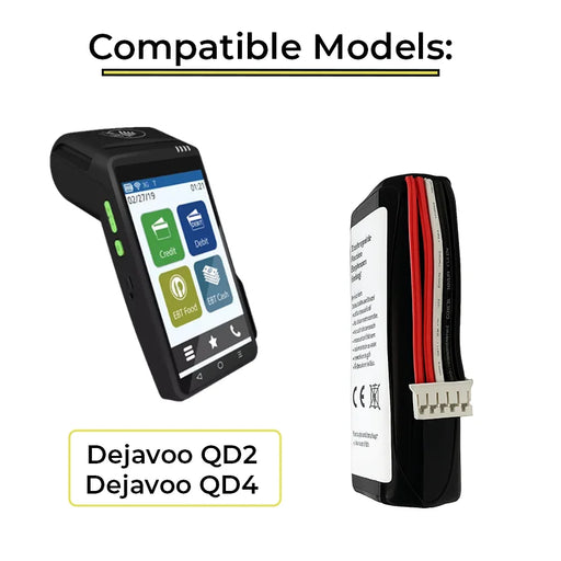 AGOZ Dejavoo QD4 Replacement Battery