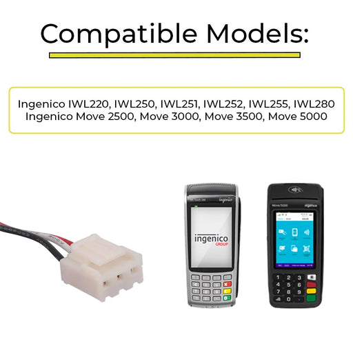 
AGOZ Ingenico Move 5000 POS Terminal Replacement Battery
