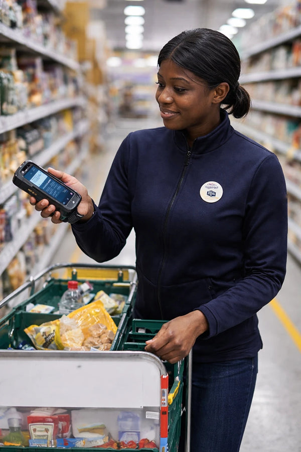 Mobilité dans le commerce de détail et en première ligne du magasin