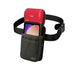 AgozTech waist belt holster holding an iMin  POS terminal for hands-free restaurant payment use.