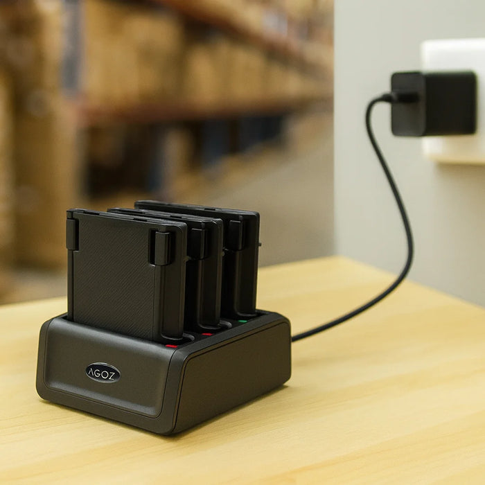 4-Slot Zebra TC7x Scanner Battery Charger Cradle